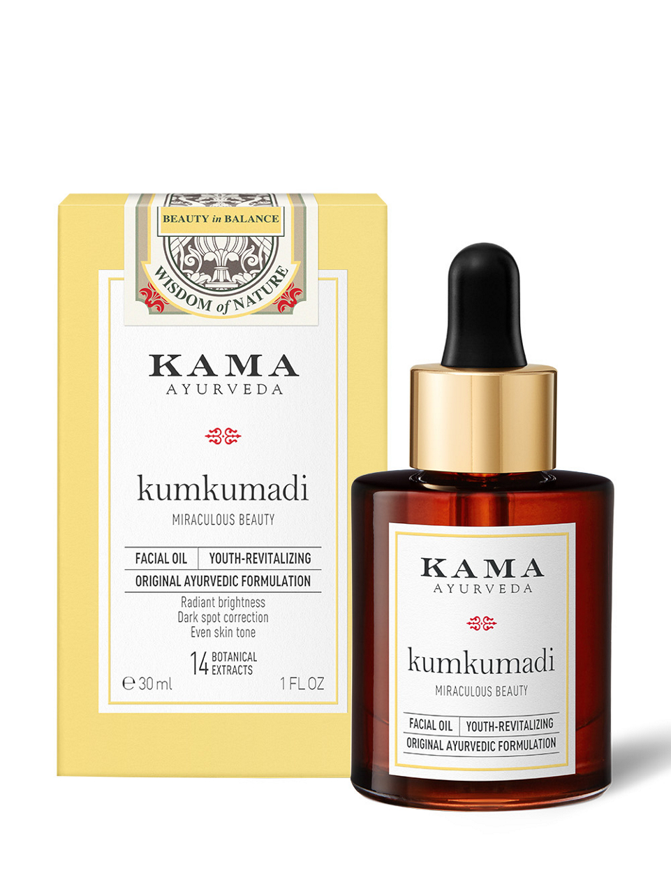 Kumkumadi Revitalising Facial Oil 30 ml | Kama Ayurveda